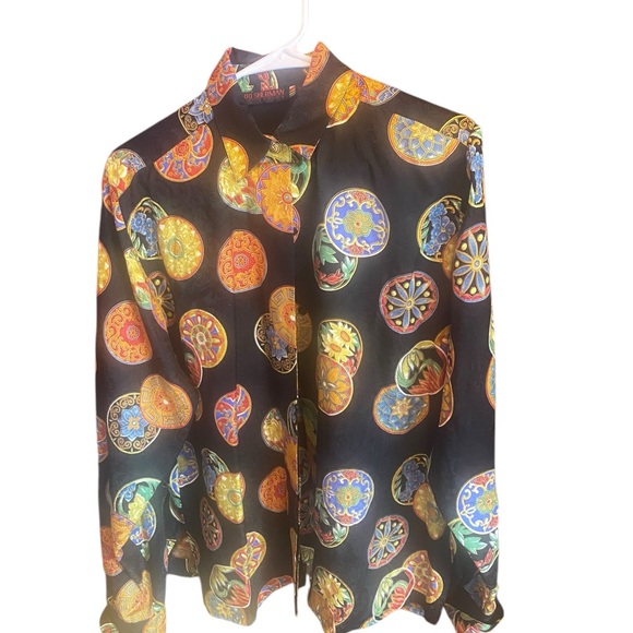 Jerry Sherman Dresses & Skirts - VINTAGE JERRY SHERMAN 100%SILK MEDIUM